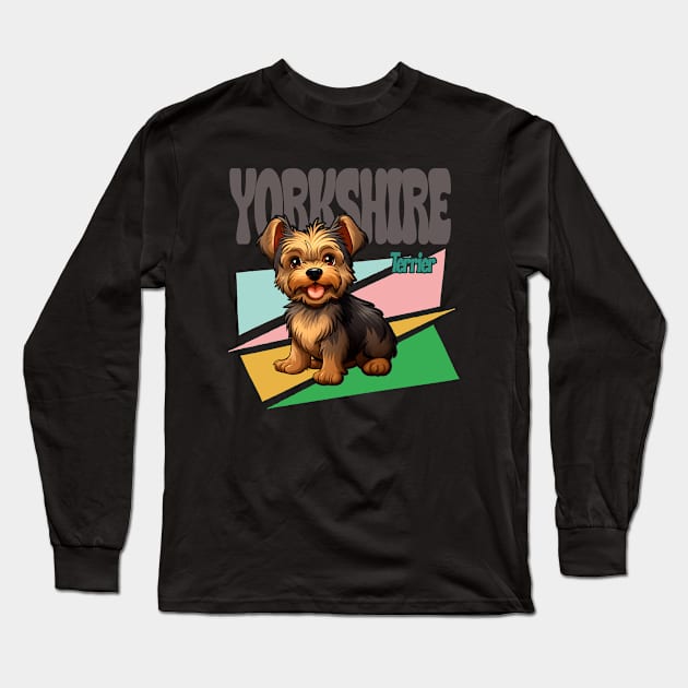 Yorkshire Terrier Long Sleeve T-Shirt by meliaidah